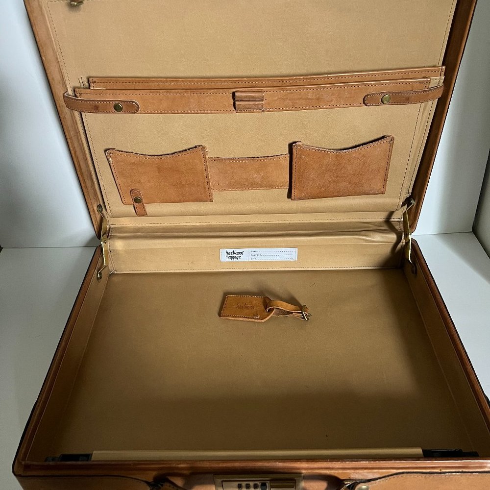 Hartmann Belting Leather Briefcase Attaché Case